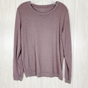 Everlane | The French Terry Long Sleeve Mauve Raisin Long Sleeve Size Large